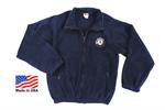 A/C Zippered Fleece Jacket - Royal Blue